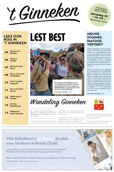 Voorpagina 't Ginneken